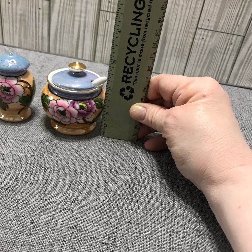 Vintage Noritake Lusterware Condiment set - Picture 6 of 12